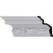 Ekena Millwork 7 1/4"H x 5 3/8"P x 8 5/8"F x 94 1/2"L, (9 5/8" Repeat), Dublin Crown Moulding MLD07X05X08DU - alternate 1